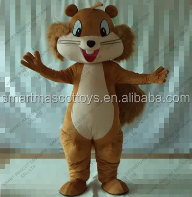 

Professional handmade squirrel mascot costume good vision adult squirrel mascot costume, Various