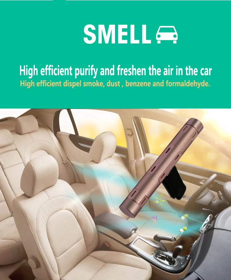 Accept Custom Aluminium Custom Aroma Car Air Freshener Stick