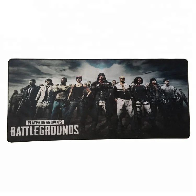 

Natural rubber + cloth material black large anime gaming mouse pad with nonslip