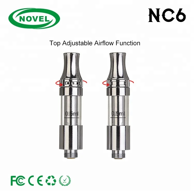 Quality top airflow tank style easy filling thick oil ceramic vape cartridge