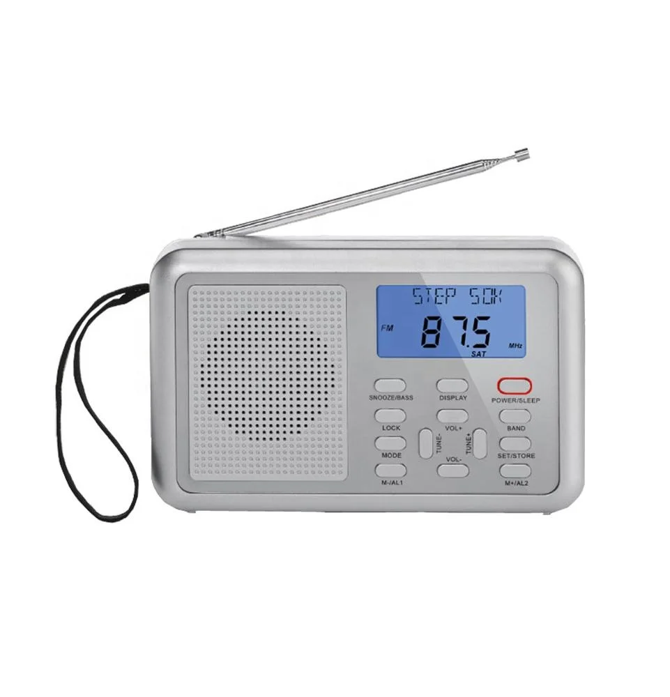 

Factory Price LCD Display Portable Radio With RDS for Time Synchronous