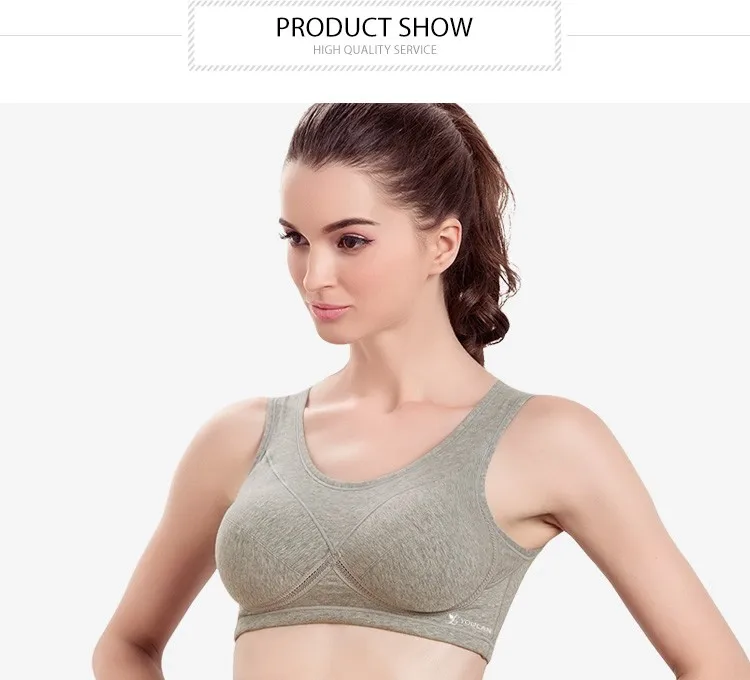 organic cotton sports bra