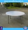 Cheap HDPE Used Folding Outdoor Dining Round Plastic Tables For Sale
