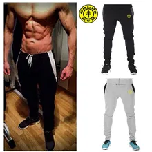 New 2016 GASP&Golds Gym Fitness Long Pants Men Outdoor Casual Sweatpants Baggy Jogger Trousers Fashion Fitted Bottoms