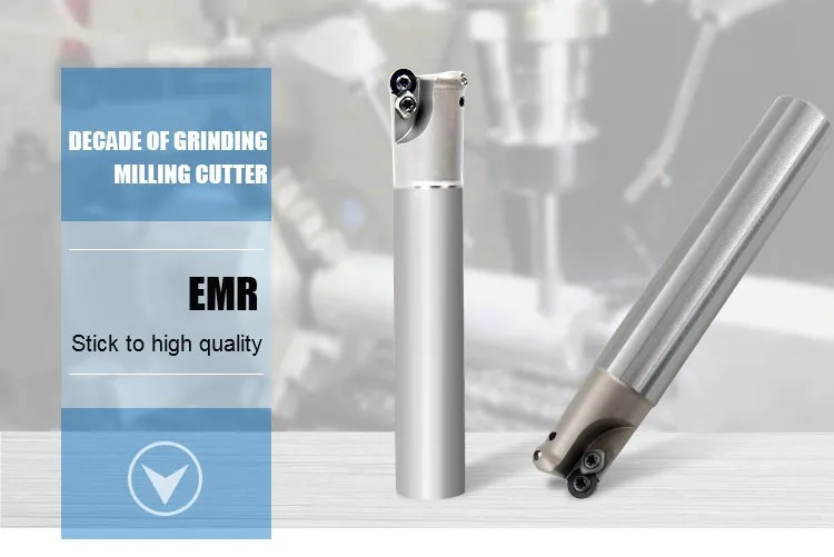 Details about   1PC EMR C25-5R30-200 200mm C25 Indexable end mill cutter for 5R RPMT10 RPMW10 