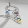 Compatible hp 12PIn One Piece 5 Lead ECG cable /EKG cable Clip IEC