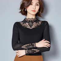 

latest saree blouse shirts designs 2019 Korean women lace blouse
