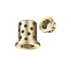 C45E/1.435/brass gold plate/polish/nickel plate Linear Bearing Oil Free Bushing Round Graphite Copper Sleeve bushing