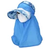 Full Sublimation Printed Ear And Neck Flap Cover Bucket Hat Outdoor UV Protection Detachable Sun Visor Hat Cap