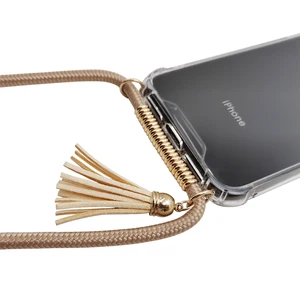 Necklace Phone Case Tassel Diamonds
