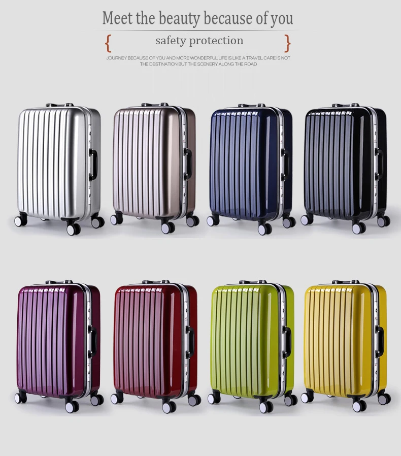 New Design Colorful Fashionable Hard Shell Travel Suitcase Bags Abs+pc ...