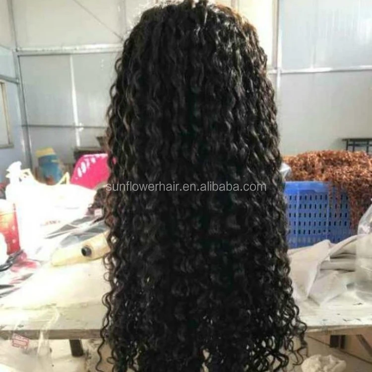 

peruvian virgin hair lace front wig sillk top