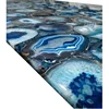 Semiprecious backlit agate countertop blue onyx marble slab agate stone