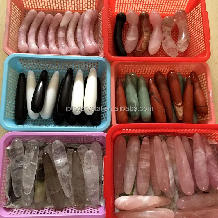 Wholesale Natural Dildos For Women Crystal Safe Sexy Masturbation White 