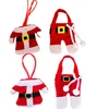 Santa Suit Christmas Cutlery Holders Xmas Table Decoration Place Setting Gift