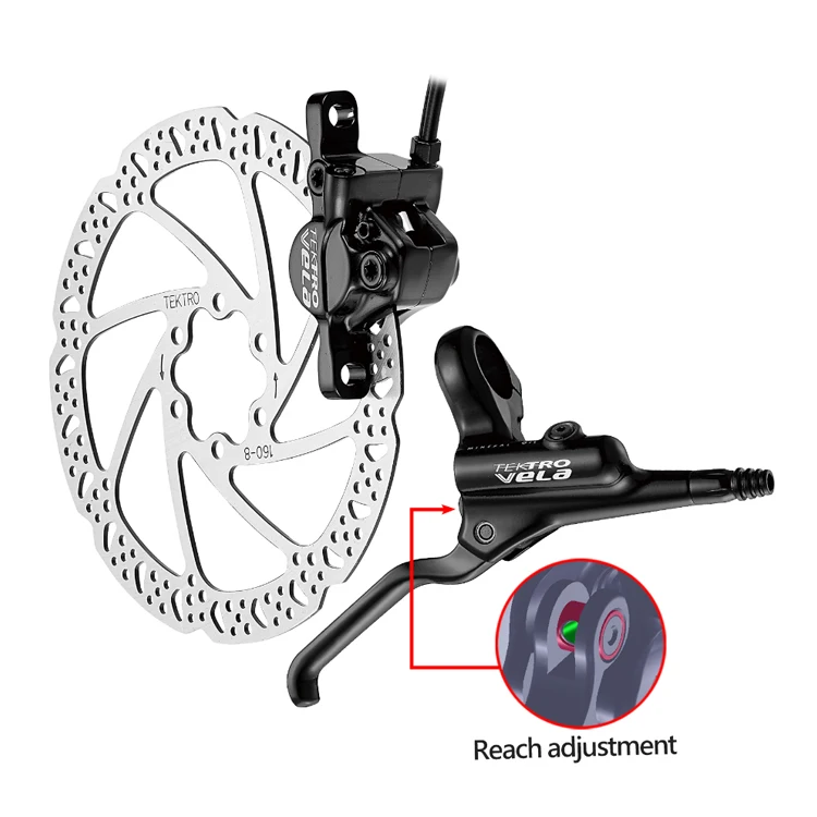 

HD-T290 with 160mm rotor for Trekking bicycle of Tektro Hydraulic bicycle Disc Brake