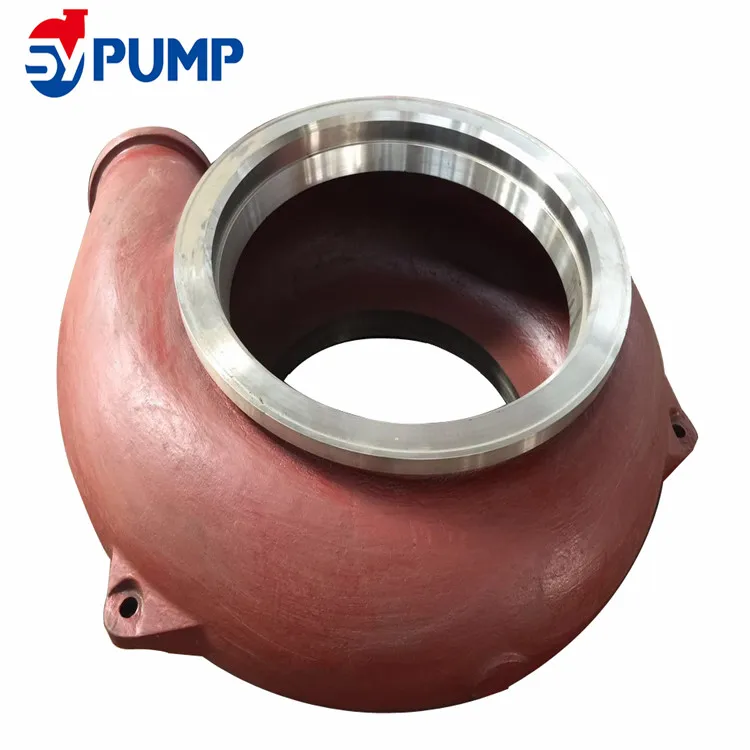 
Mine dewatering slurry acid pump parts volute liner of A49 material 