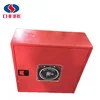 1"x25mtr complete fire hose cabinet with hose reel with pressure gauge