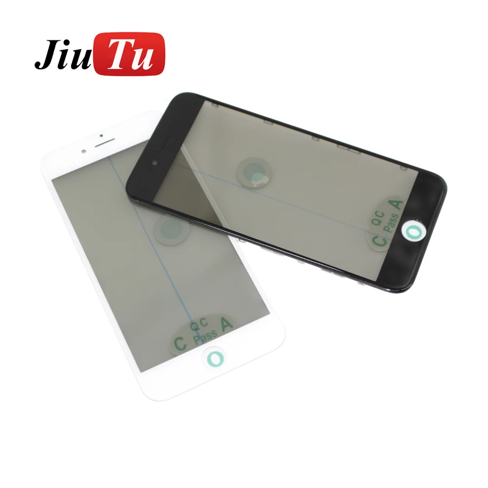 

Front Glass Lens, OCA, Polarizer, Cold Press FRAME Bezel Pre-installed For iPhone 6g, White/black