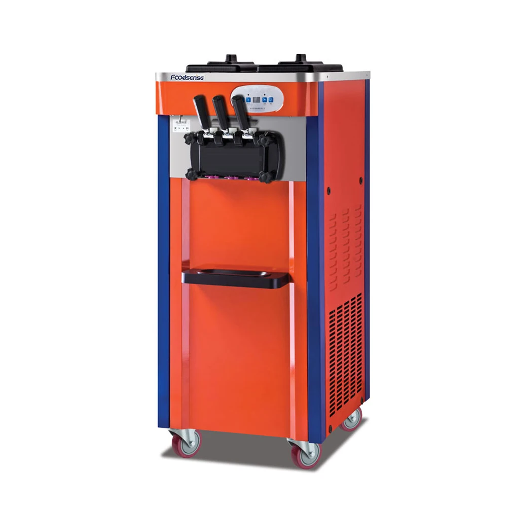High Quality Automatic Commercial Use Soft Ice Cream Maker, Ice Cream Vending Machine