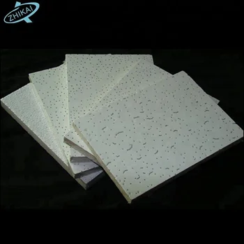 Mineral Fiber Acoustical Suspended Ceiling Tiles 12mm Ceiling