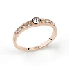 2015 hot recommend distinctive genuine Austrian crystal custom gold rings finger ring