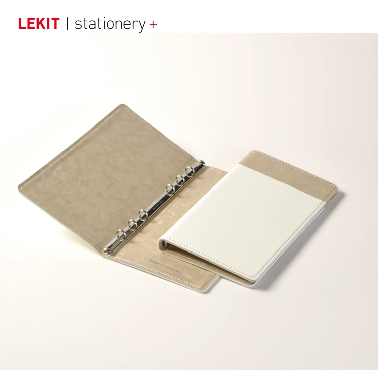 Slim A5 Pu Leather 6 Ring Binder Folder Organizer Buy Organizer A5,A5 Organizer,6 Ring Folder