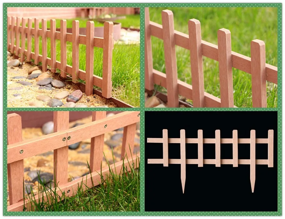 Easily Assembled Wpc Wood Plastic Composite Small Garden Fence Buy
