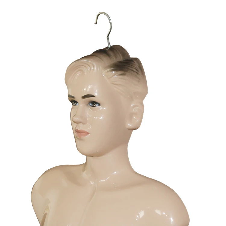 Halfbody Torso Male Mannequin With Head/wig/hook Buy Torso Male