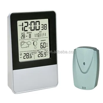 Home Decoration Rf Wireless Weather Station Digital Thermometer