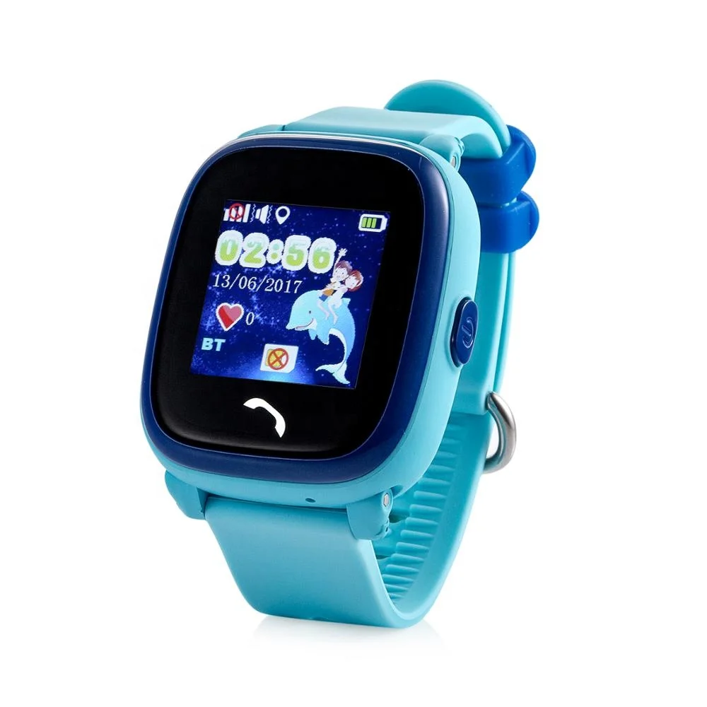 

Wonlex children wrist watch gps tracking device for kids GW400S, Blue;purple