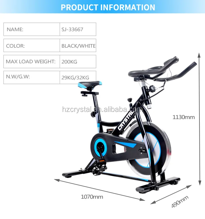 crystal spin bike