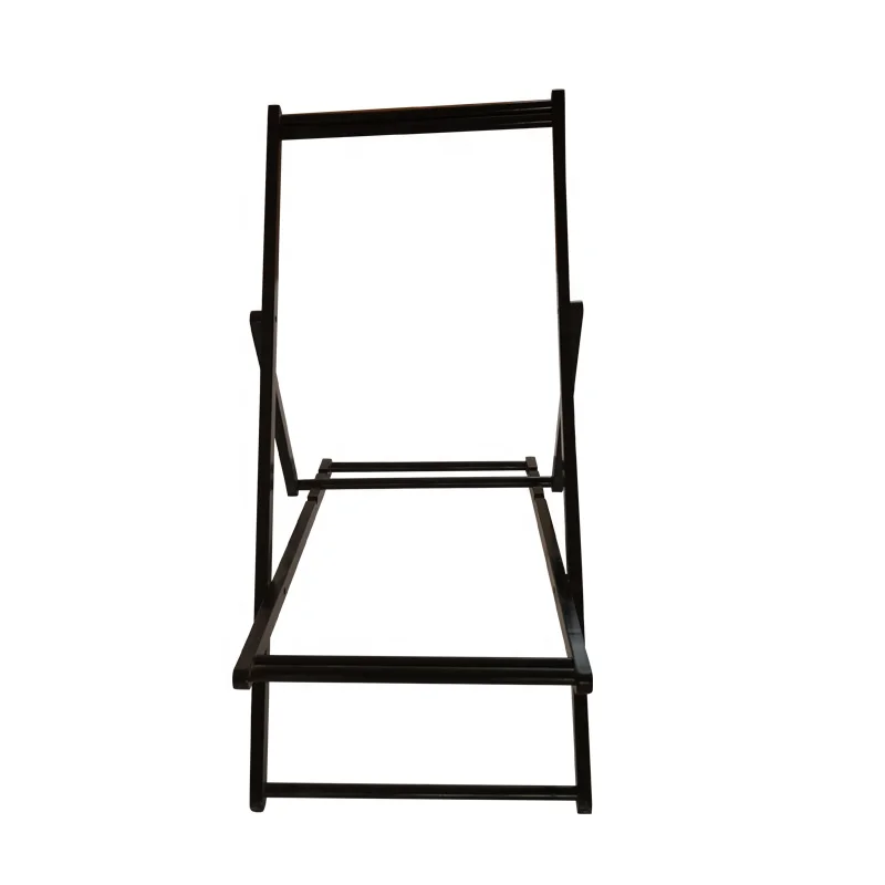 

Reclining Sun Beach Deck Lounge Chair Wood Outdoor Folding Camping Rest Chairs, N/a