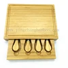 Bamboo Cutlery Set with Slide-Out Drawer Bamboo cheese board