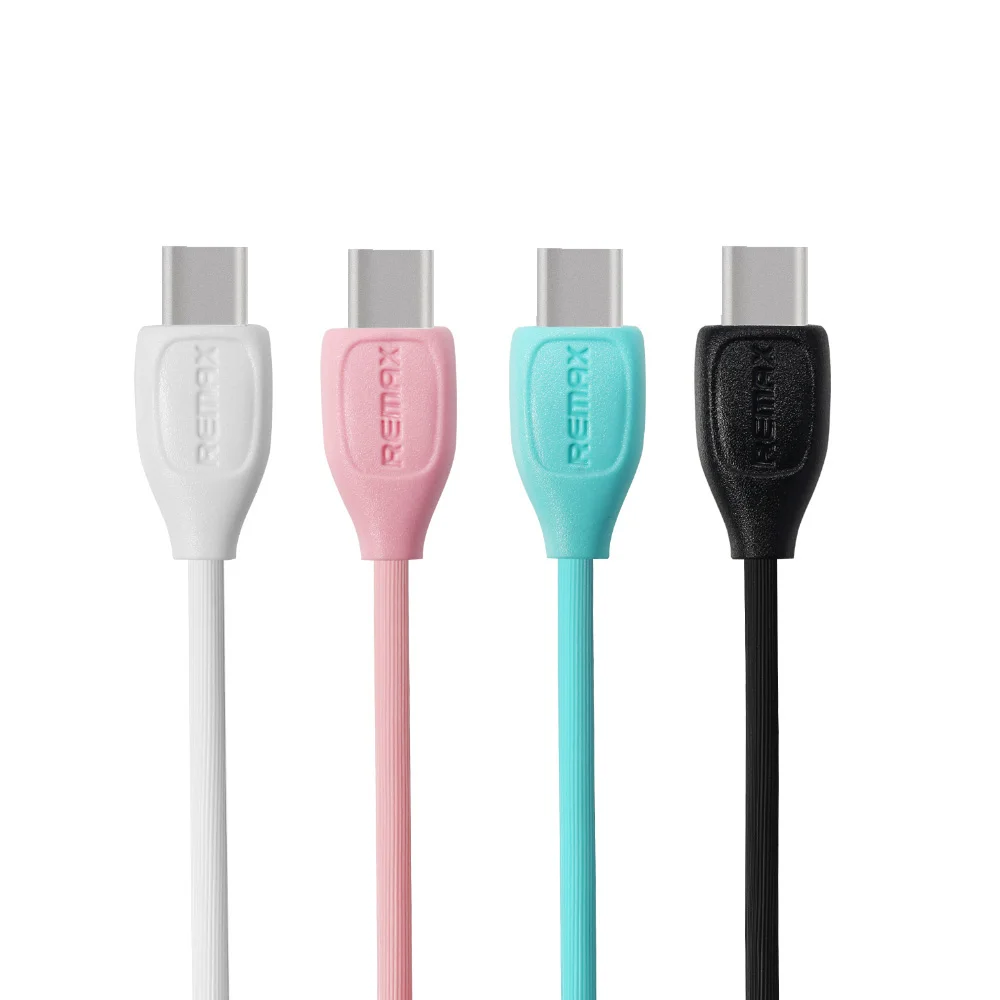 

Remax RC-050a 1M 1.8A PVC Mobile Data USB Cable Type C, Black, blue, white, pink