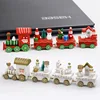QS brand Hot selling mini wooden train sets Christmas