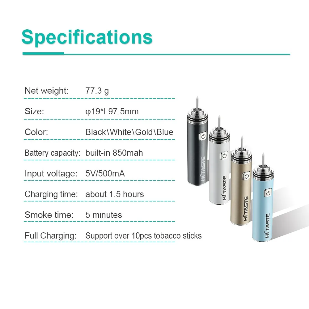 Hi Taste Heated Tobacco Product Quick 3.0 For Use With Tobacco Sticks