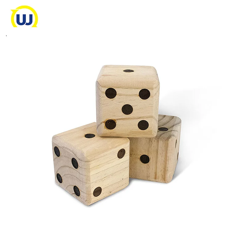 

Garden game wooden dice for sale, Customized color