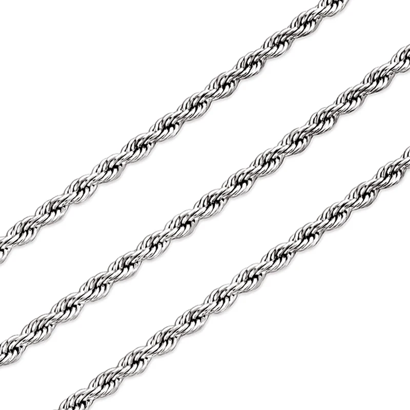 stainless steel rope chain for pendant