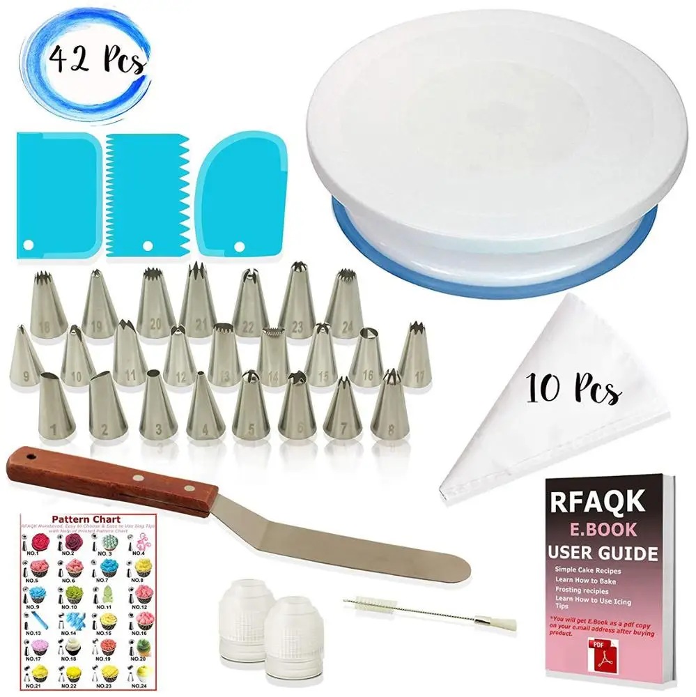 

Wholesale stainless steel baking tools, cake accessories, cake decorating tips kit set, Customized