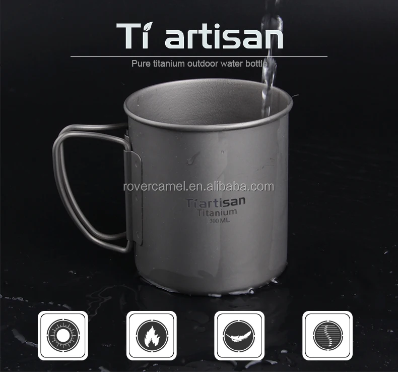 Tazas de titanio tazas de café de titanio puro tazas de 