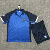 

19 20 El Salvador soccer jersey set uniform football shirt kits