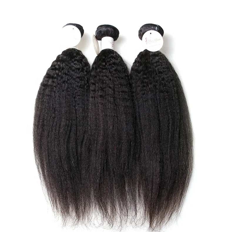 

Hot selling Peruvian cuticle aligned kinky straight hair, 10-30inches virgin human hair weave