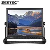 Desktop mental frame broadcast lcd display 15 inch flat screen monitor for TV news production
