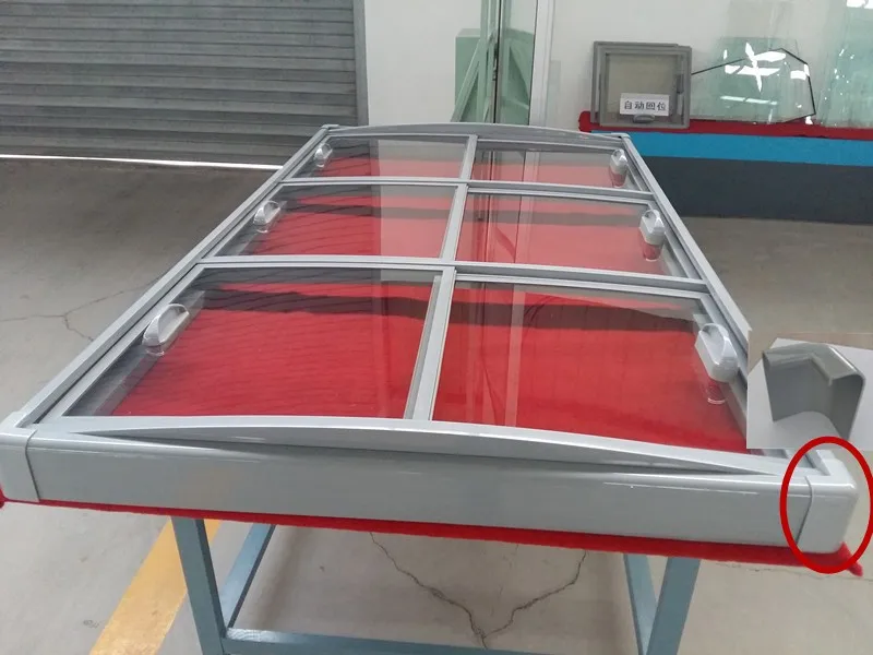 ice cream dipping cabinets Sliding Curved Glass Door for Ice Cream Display Case