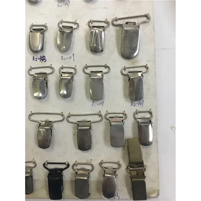 
alloy metal garment accessories hanger clip pants costume suspender clip 