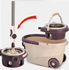 Detachable basket easy spin going mop with two mop refill mop head