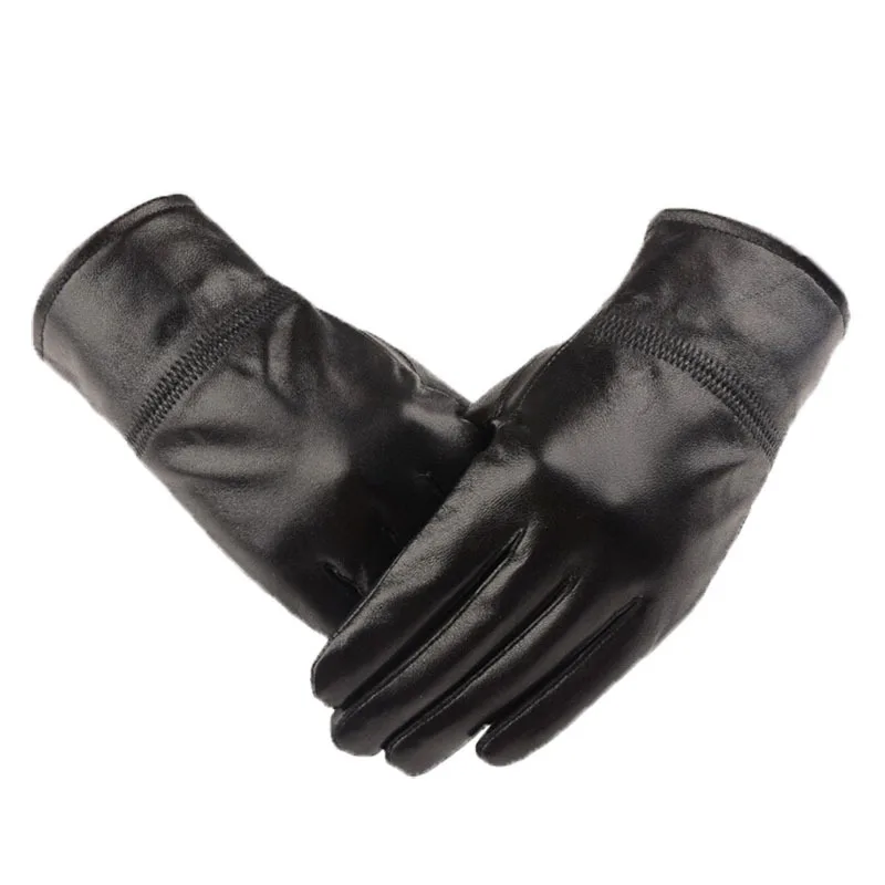 mens black dress gloves