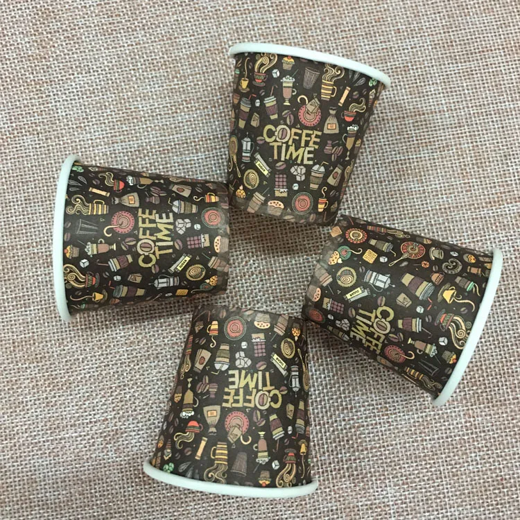 
paper cup coffee 6oz AnHui ice cream printed paper cup 