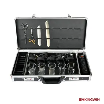 Barber Clipper Trimmer Barber Tool Box Rolling Makeup Hair Salon